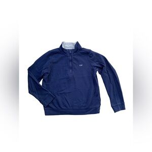 Vineyard Vines Size 7 Navy Quarter Zip Pullover Sweatshirt